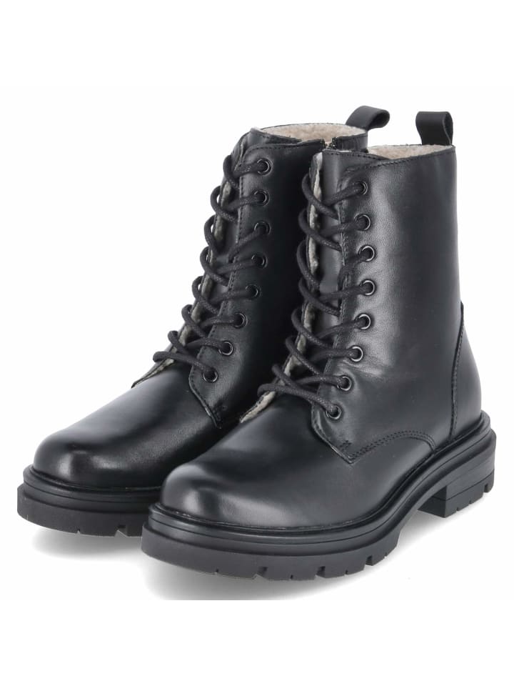 Schnürboots in schwarz