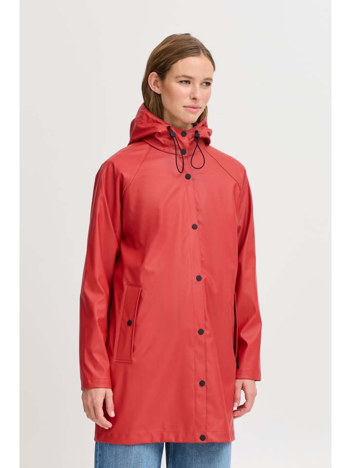 Regn BYAVAN Regular fit in Poinsettia