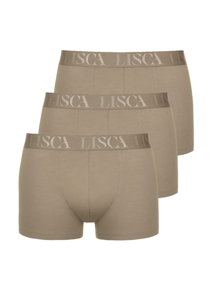 3er Pack Boxer in natural grey