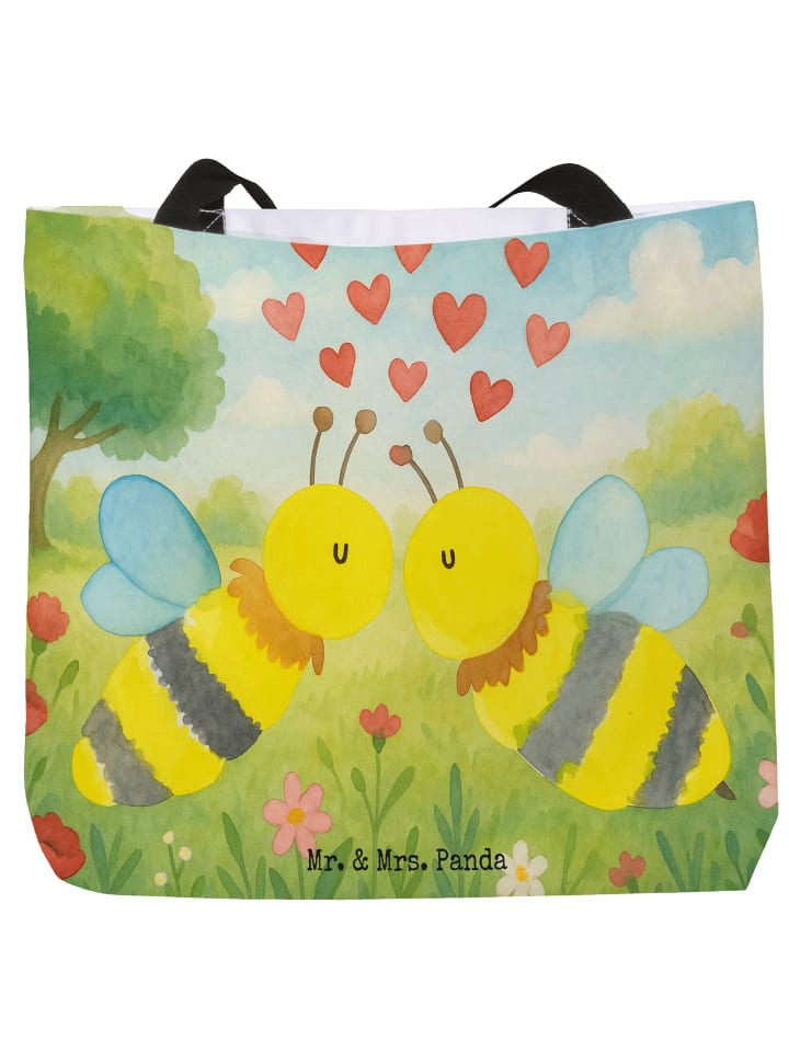 Damen Schultertasche Biene Liebe Design ohne Sp... in Weiß