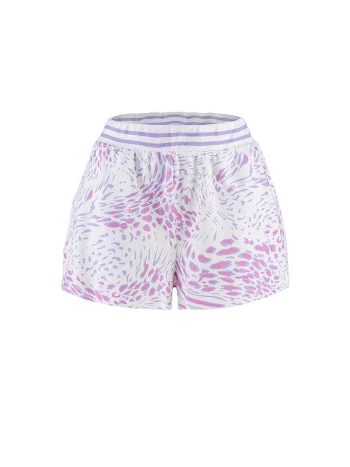 Pyjamashorts Wild Lavender in off-white