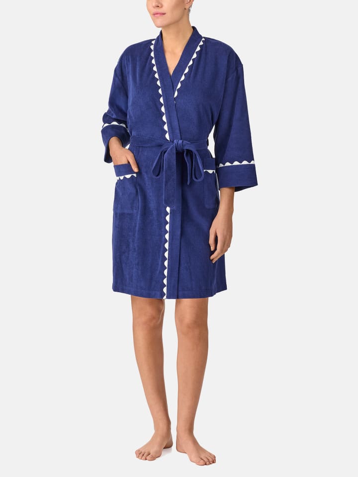 Baby Terry Morgenmantel in NAVY