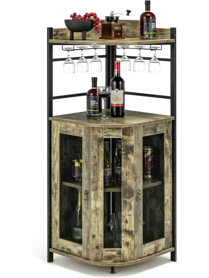 Barschrank 46x46x130cm in Grün