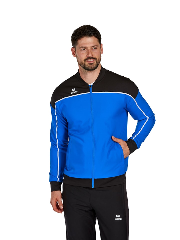 Herren Change By Erima Präsentationsjacke in new royal/schwarz/weiss