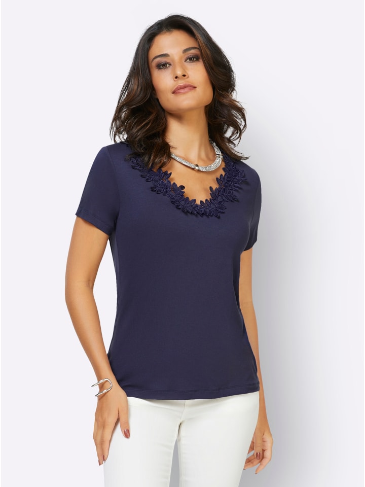 Shirt in nachtblau