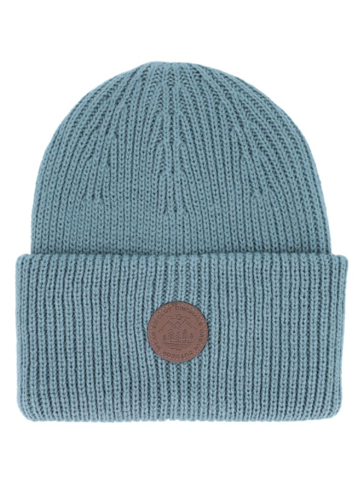 Strickmütze in blau