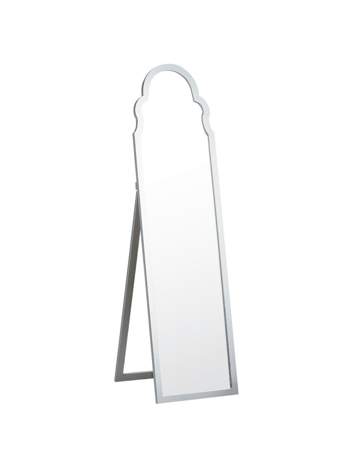 Standspiegel CHATILLON in Silber - (W) 40 x (H) 150 x (L) 60 cm Vertikal