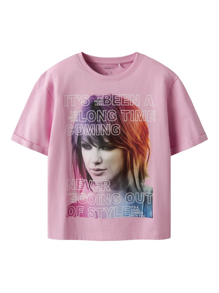 T-Shirt NKFODEN CICONS S/S NREG TOP in lilac sachet
