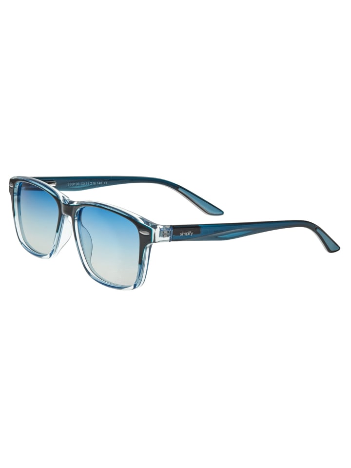 Polarisierte Sonnenbrille "Wilder" in Blau/Blau