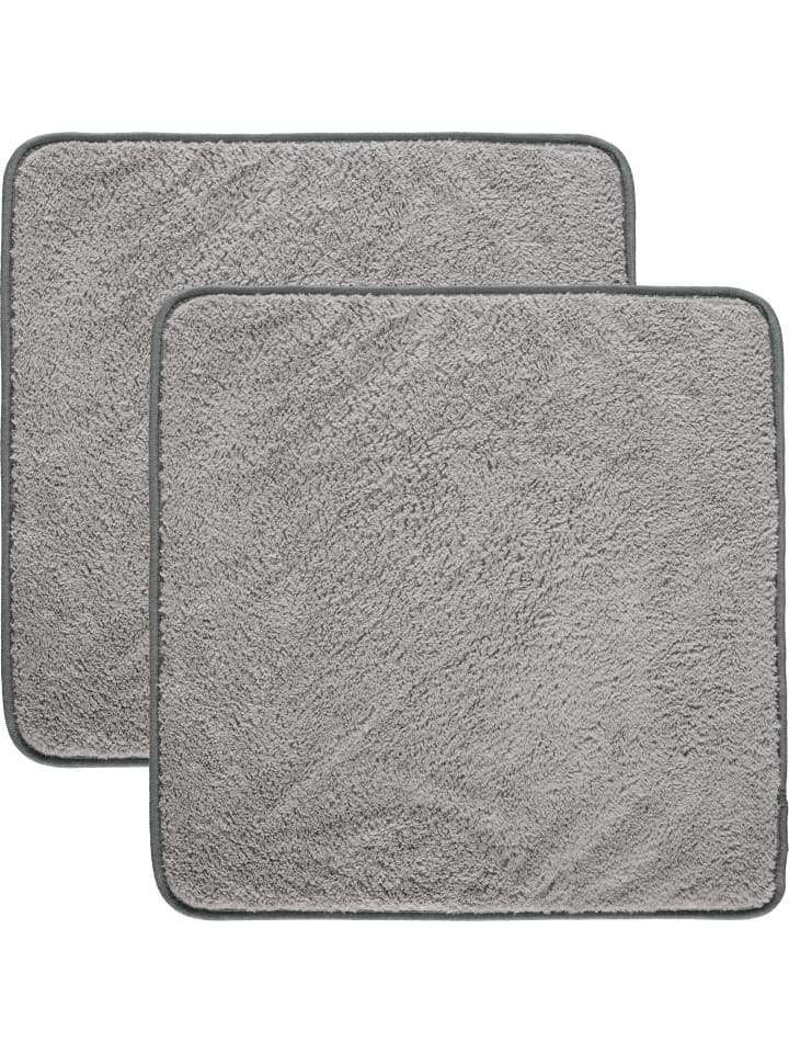 Microfaser Microfasertuch 2er-Pack in grau