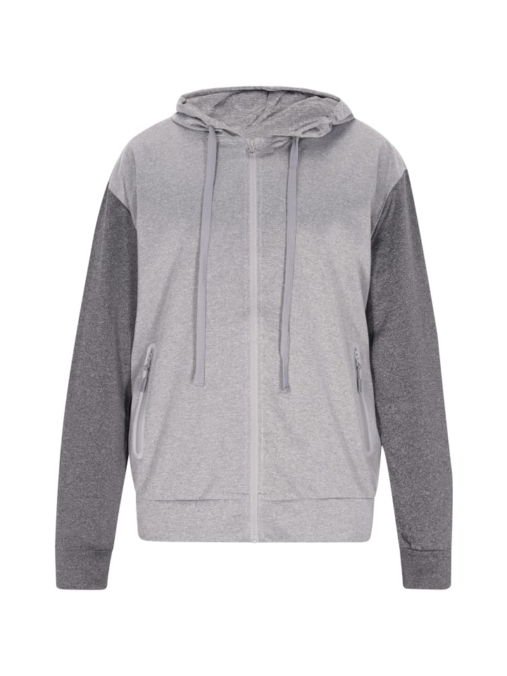 Herren Jacke in Hellgrau Melange