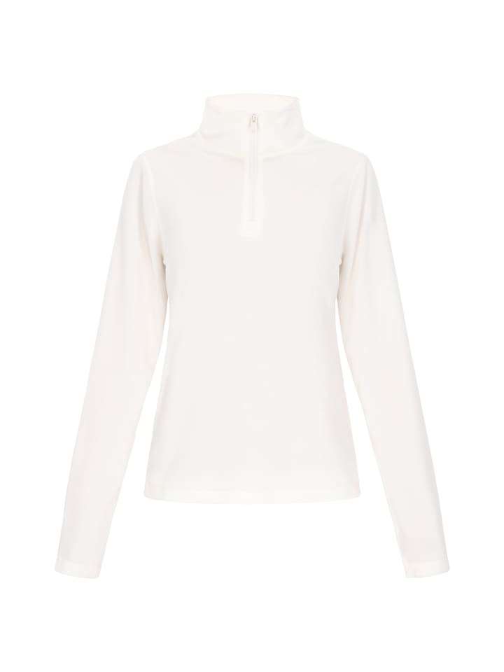 Damen Fleecepullover in Weiss
