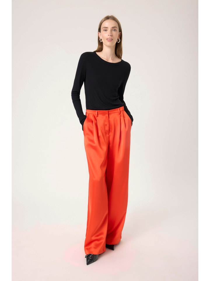 Casual Hose SLLiva Gerade Passform in Red Alert