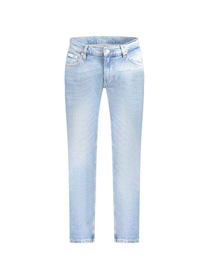 Blau Baumwolle Herren Jeans