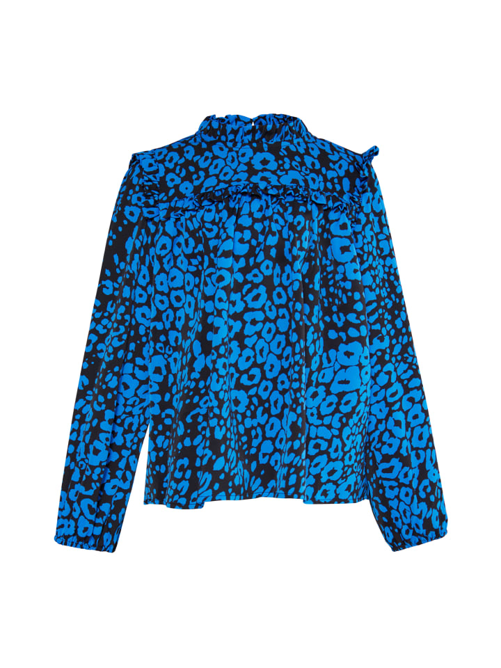 Mädchen (Kids) Bluse in Blau Schwarz