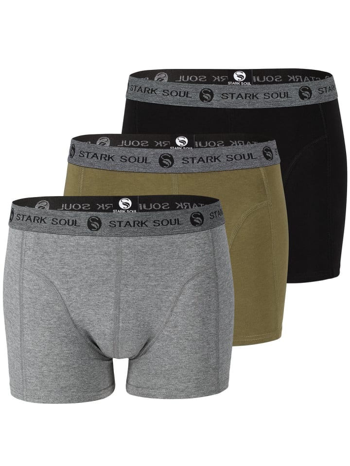 Retro-Boxershorts 3'er Pack in Gemischt