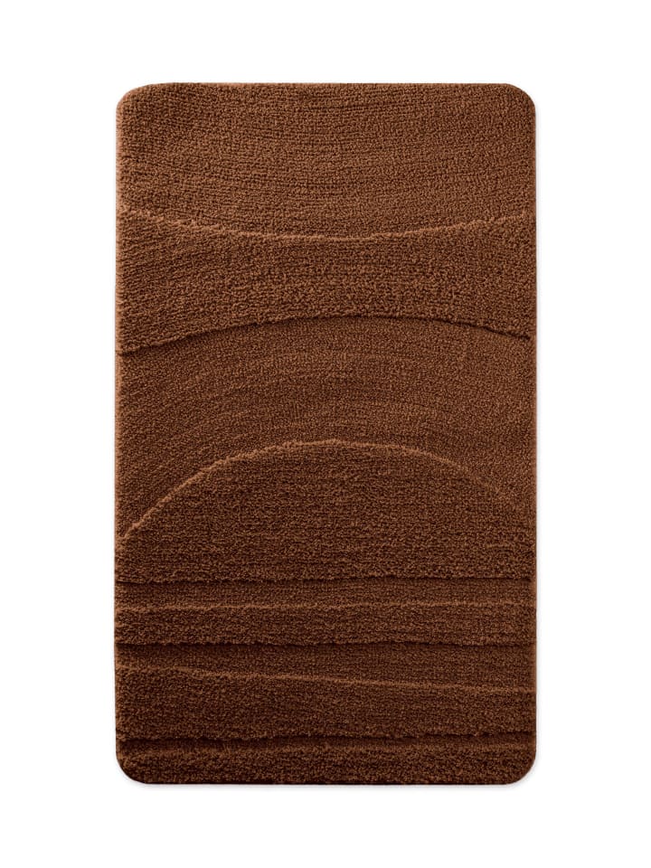 Badematte "Marc" in Nuss Braun