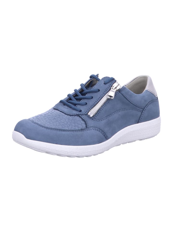 Schnürschuhe Ira in demin/taupe