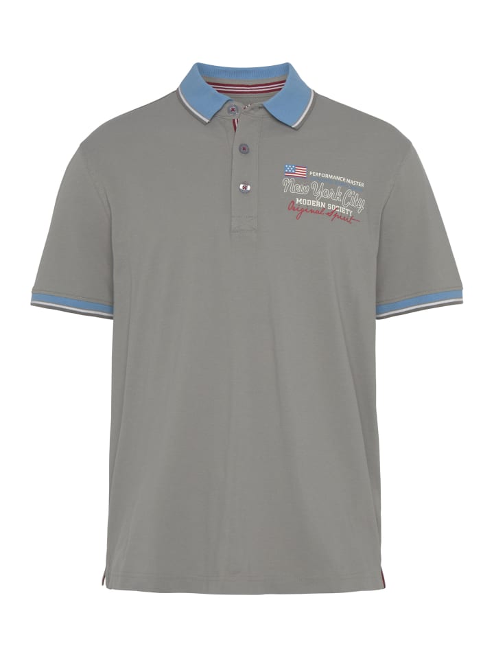 Poloshirt in grau