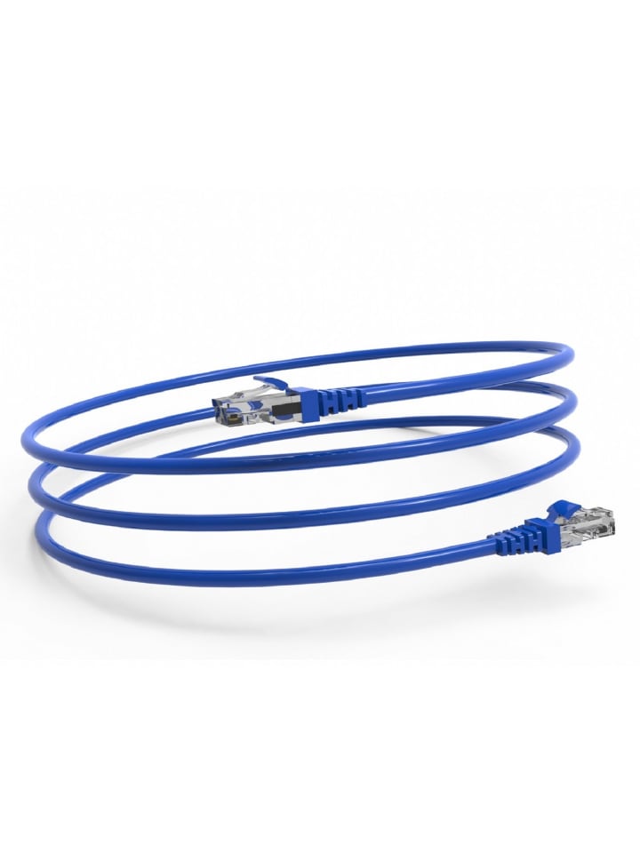 Inca ICAT6-02TM RJ45 Cat6 UTP Netzwerkkabel Ethernetkabel in Blau