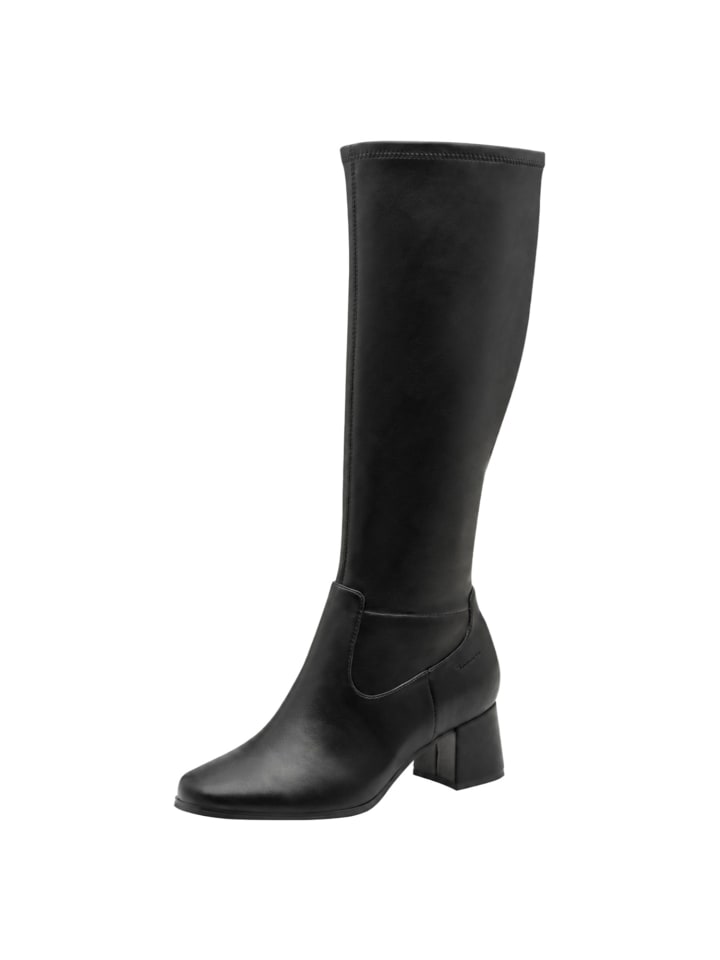 WIDE FIT Stiefel in BLACK