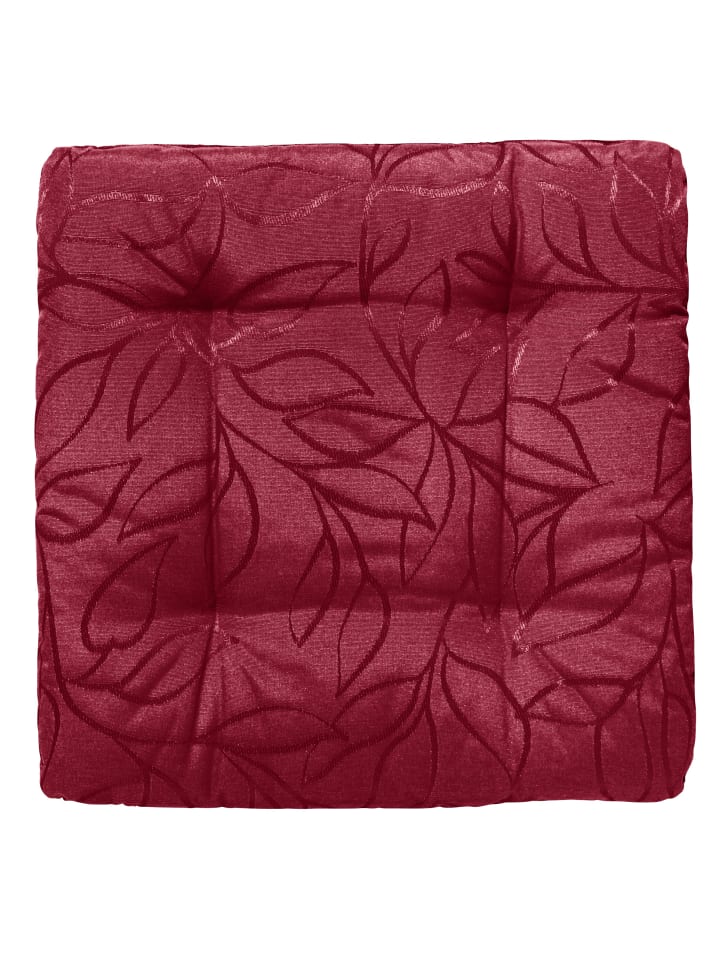Jacquard, Baumwollmischung Outdoor-Stuhlkissen Terrassa in burgund