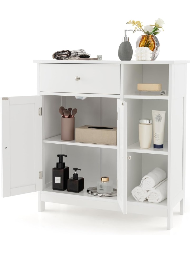 Badezimmerschrank in Weiß