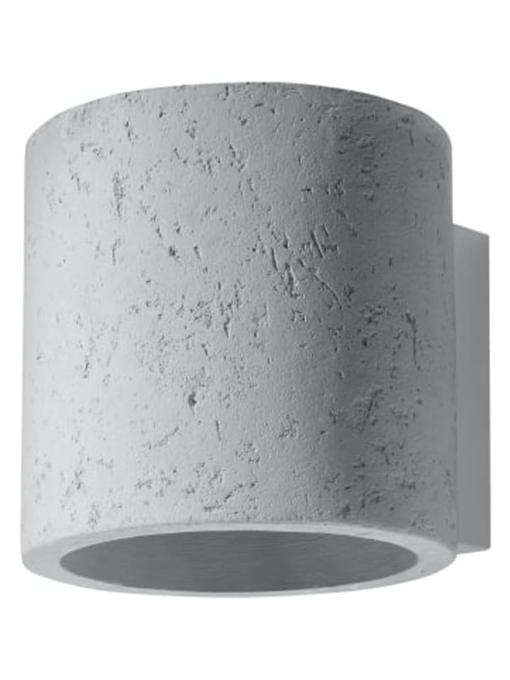 Wandleuchte RODA in Grau H 10 cm