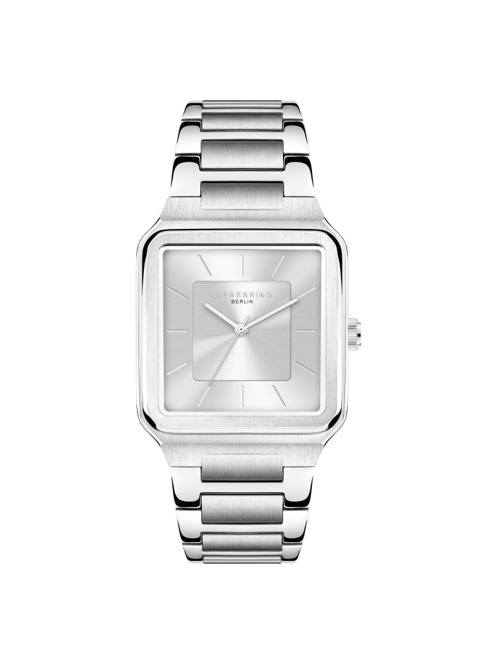 Armbanduhr The Square Minimalist in silber