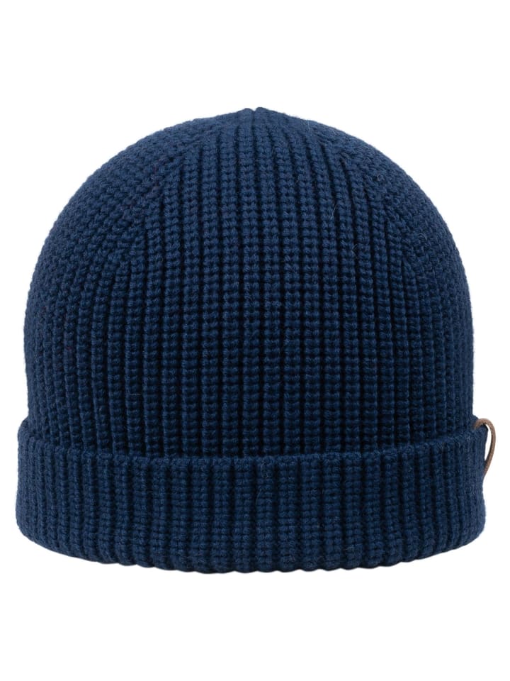 Strickmütze in blau
