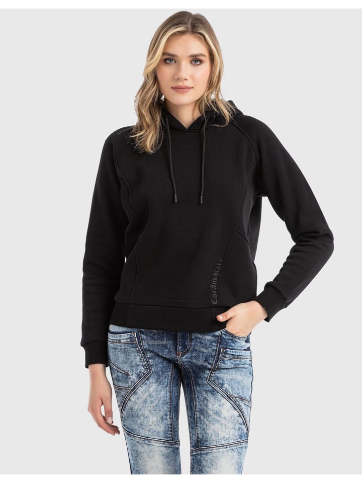 Sweatshirts HOODIE SWEATSHIRT in BLACK