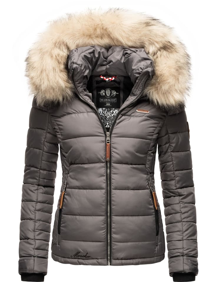 Winterjacke Lerikaa in Dark Grey