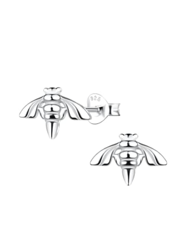 Ohrstecker BIENE in 925 Sterling Silber, 2-tlg.