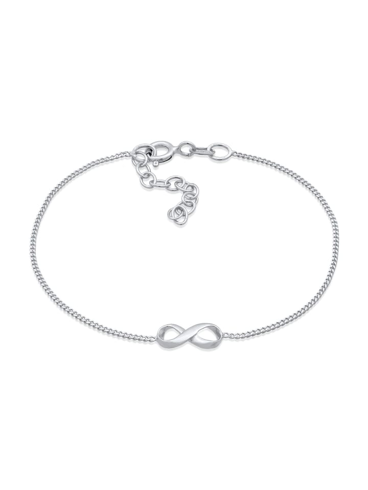 Armband 925 Sterling Silber Infinity in Silber
