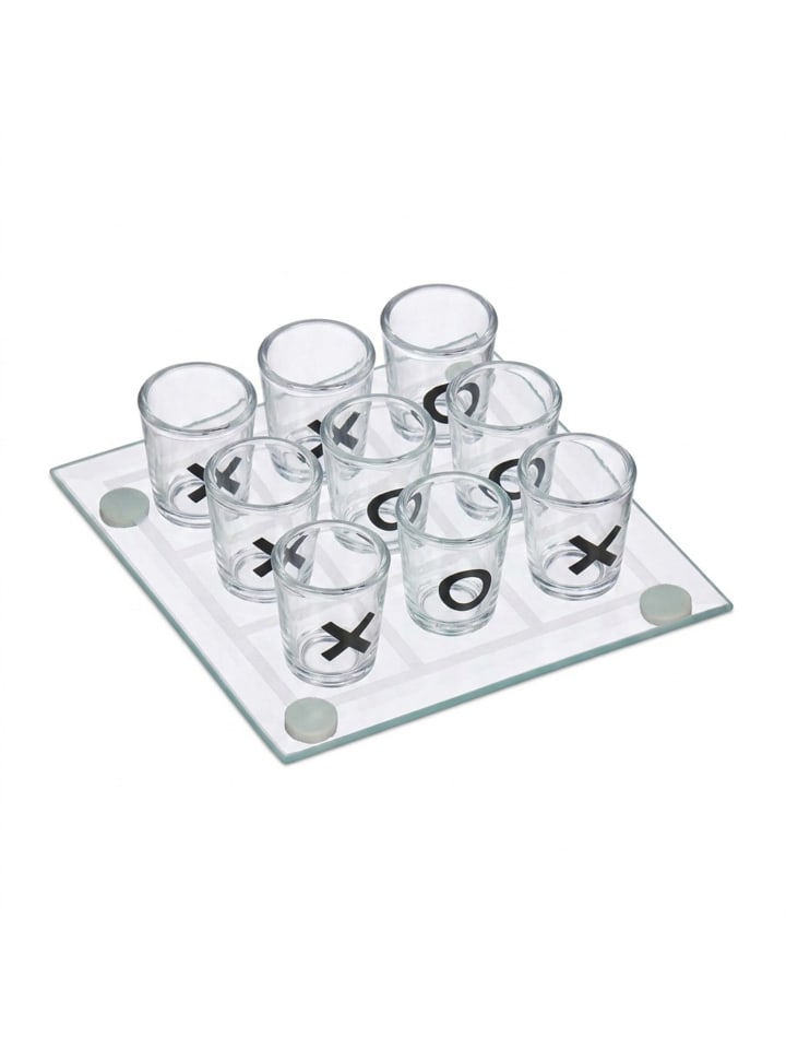 TicTacToe Trinkspiel in Transparent