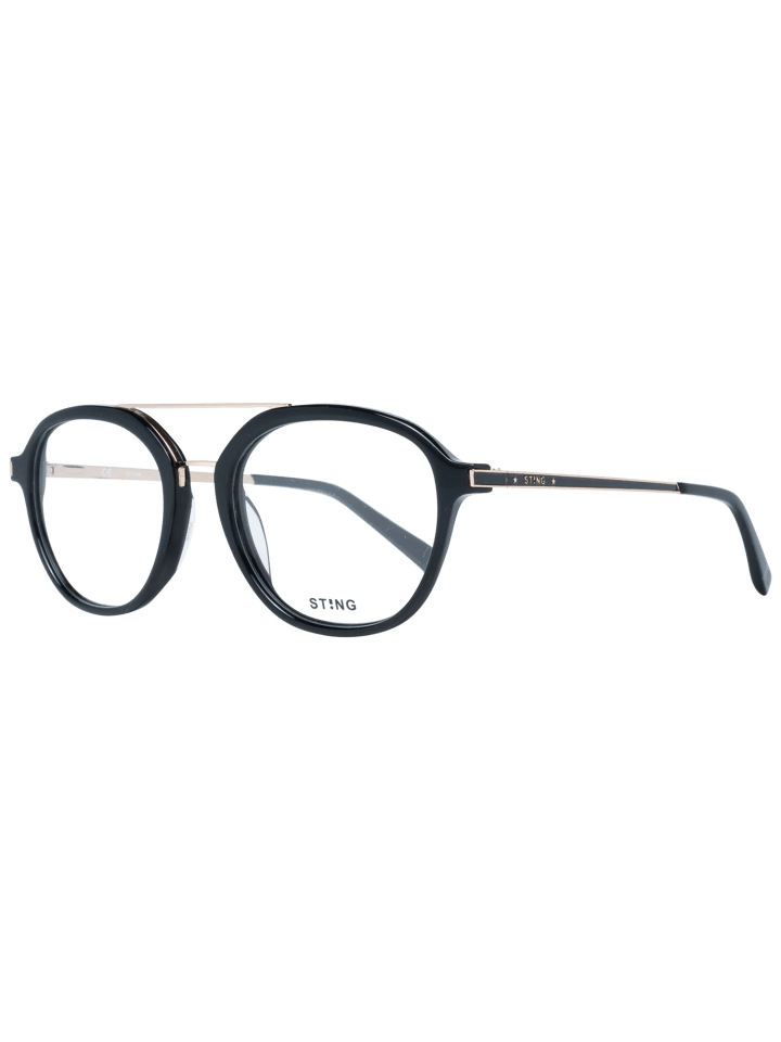 Unisex Optische Fassungen Rund Schwarz