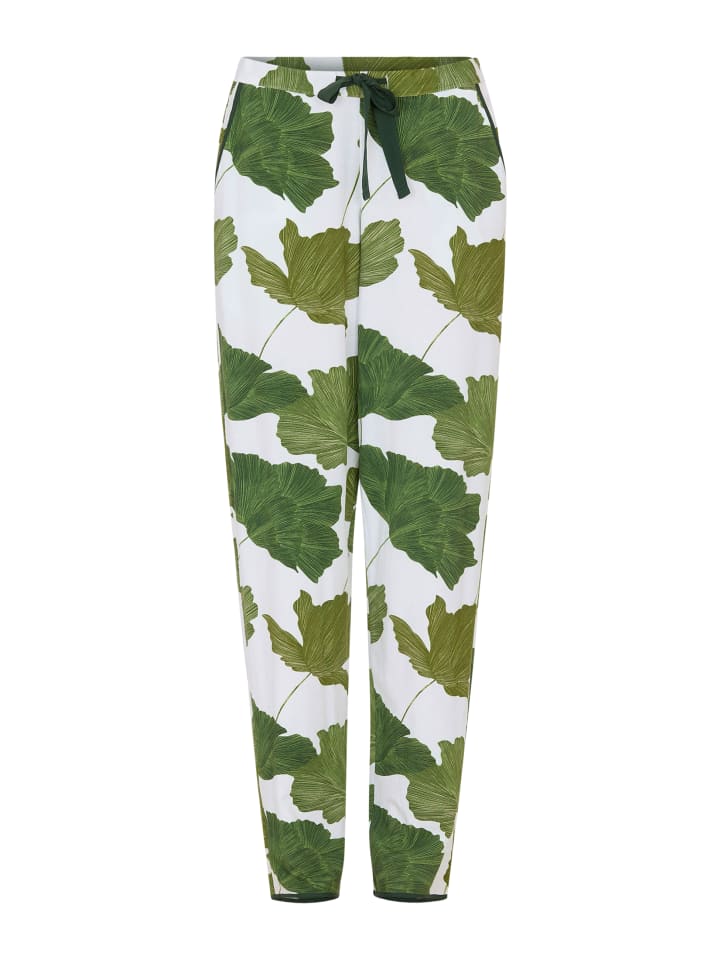 Olive Pyjama Bottoms Loungewear in grün