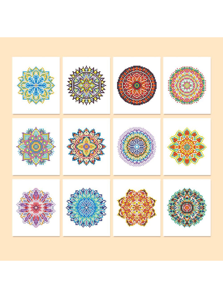 Mini Diamond Painting Mini s 12er Set-"Mandalas"