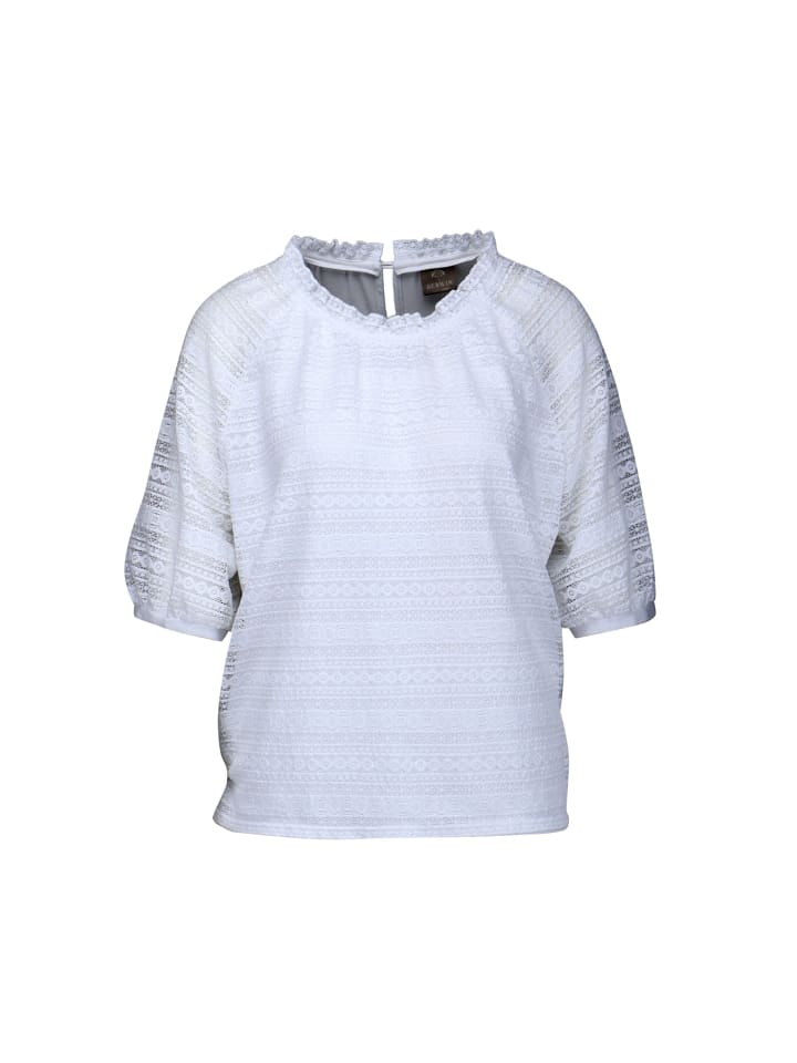 Shirt mit Spitzenarm