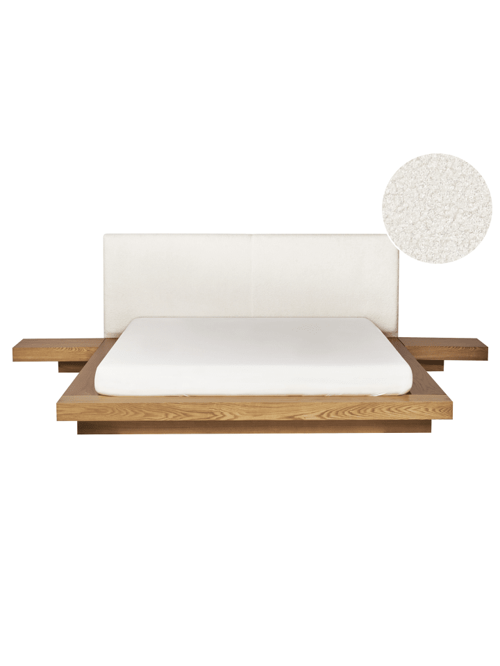 11-tlg Wasserbett ZEN in Braun/Weiß