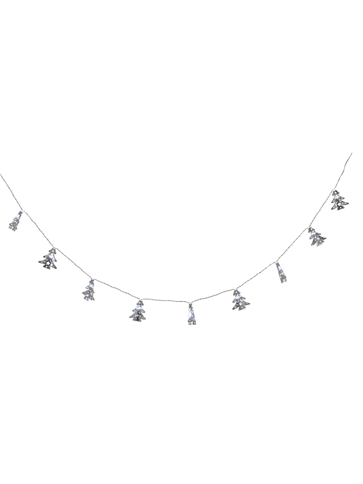 LED Lichterkette "WEIHNACHTEN" in silber
