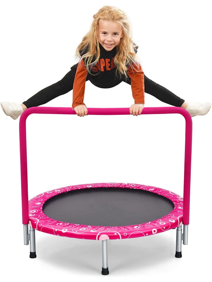 Mini Trampolin in Rosa