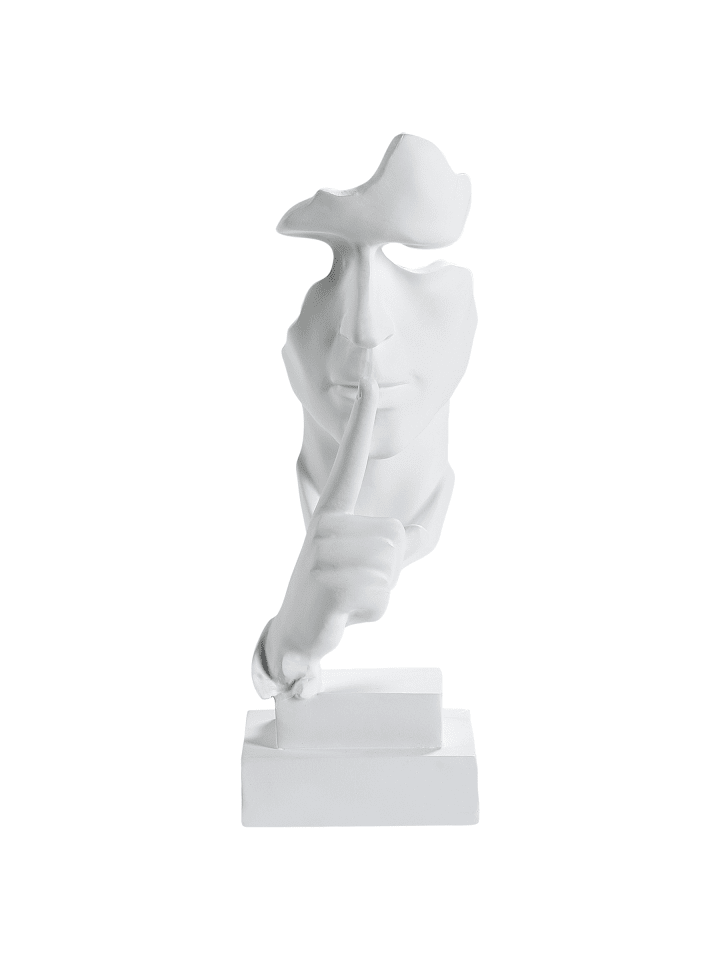 Dekofigur RAAHE in Weiß - (W) 11 x (H) 32 x (L) 11 cm