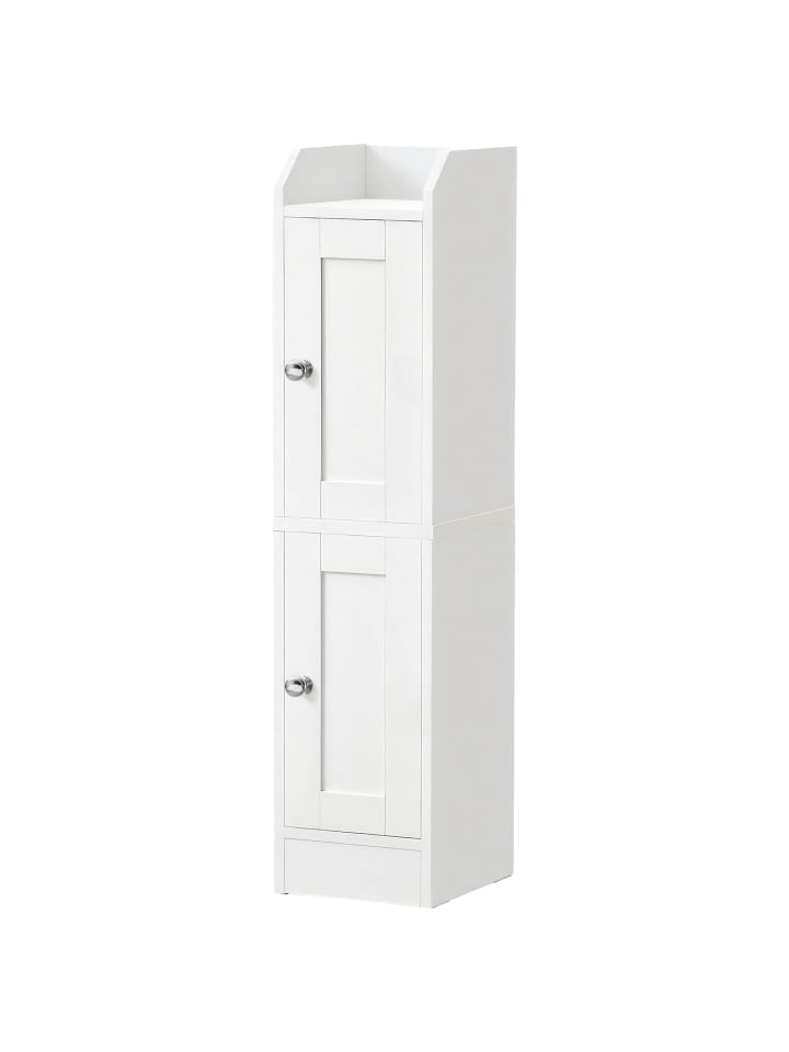 Badezimmerschrank Siren in Weiß - (B)20 x (H)80 x (T)18 cm