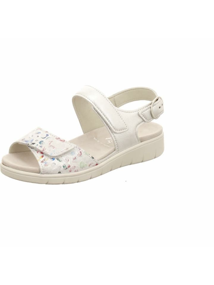 Komfort Sandalen für Damen in creme