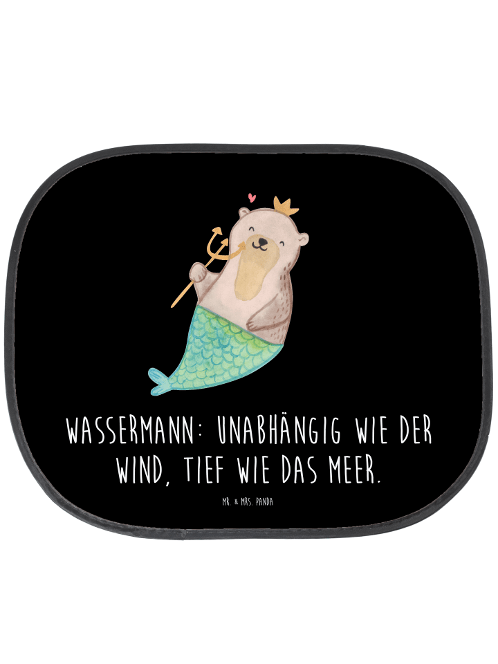 Sonnenschutz Autofenster Wassermann Astrologie ... in Schwarz