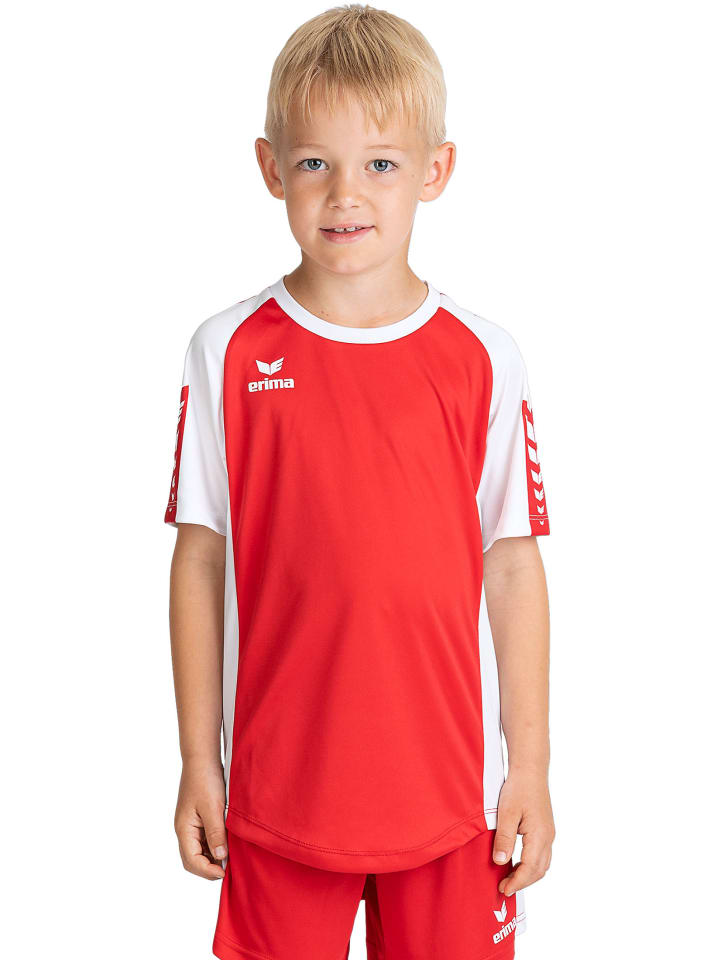 Kinder Six Wings Trikot in rot/weiss