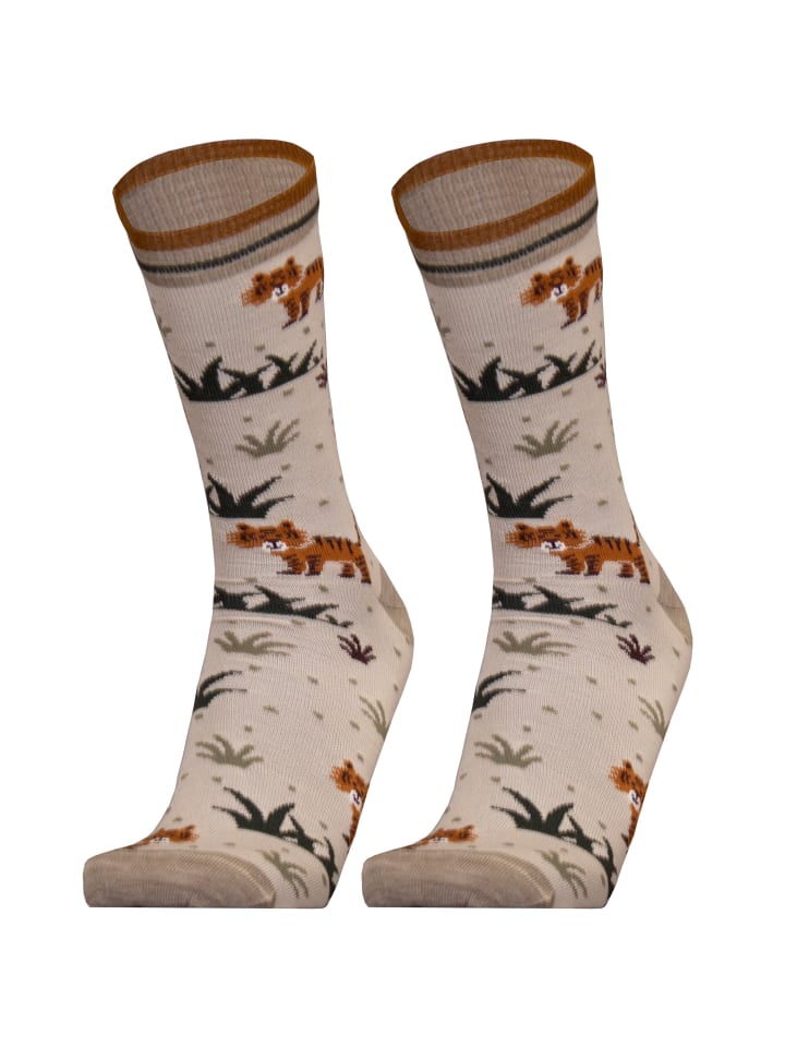 Socken 'TIGER' 2er Pack in Sand