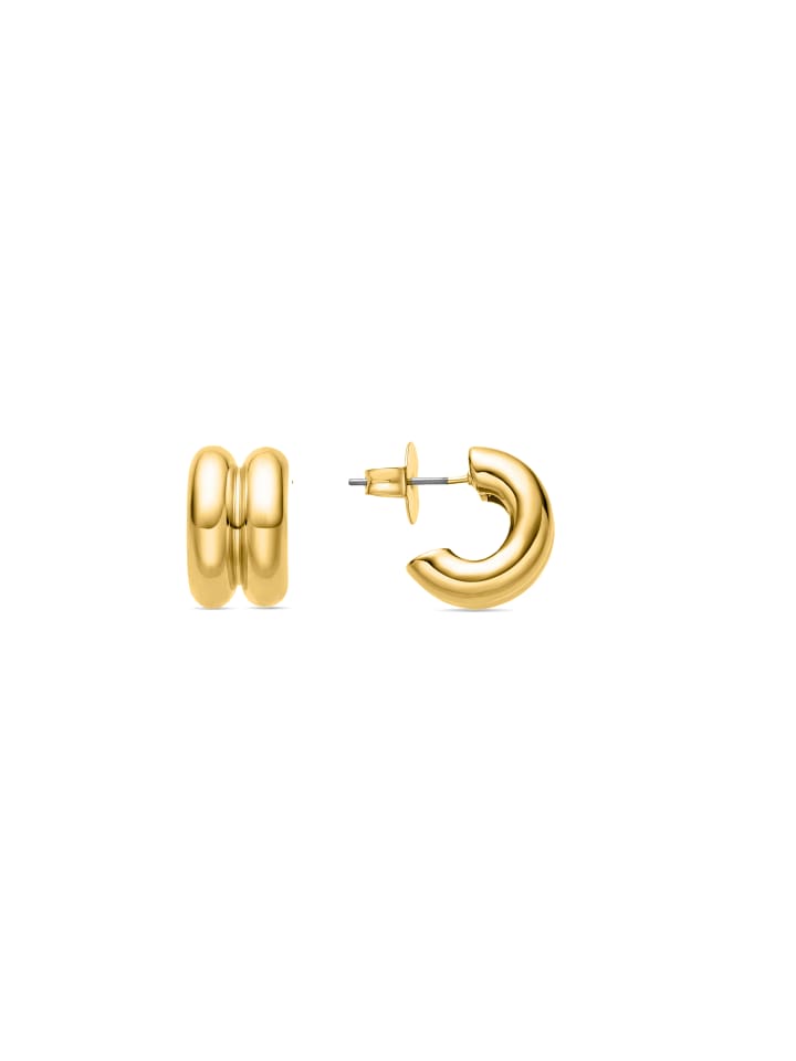 Ohrringe Zakev mit 18 Karat Gelbgold-Finish – 16 mm – ZAKEV