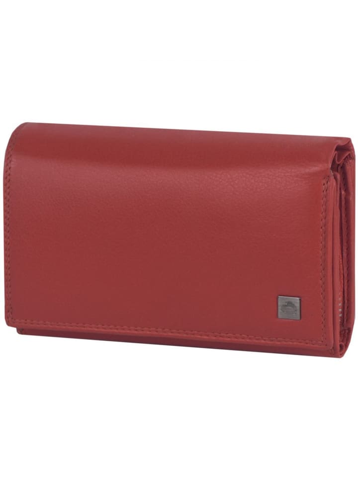 Spongy Geldbörse Leder 15,5 cm red